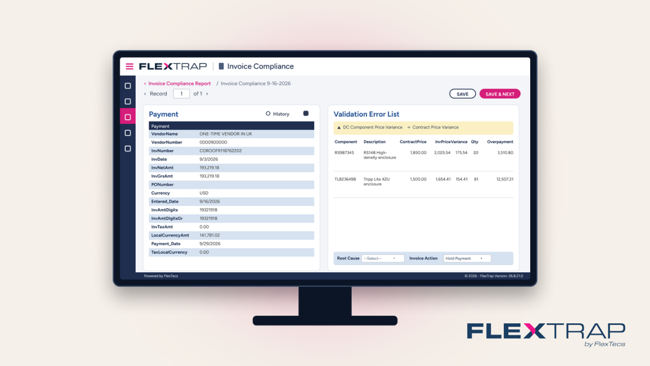 FlexTecs Launches Invoice Compliance, Bringing Contract Checks Into the AP Workflow Before Payment