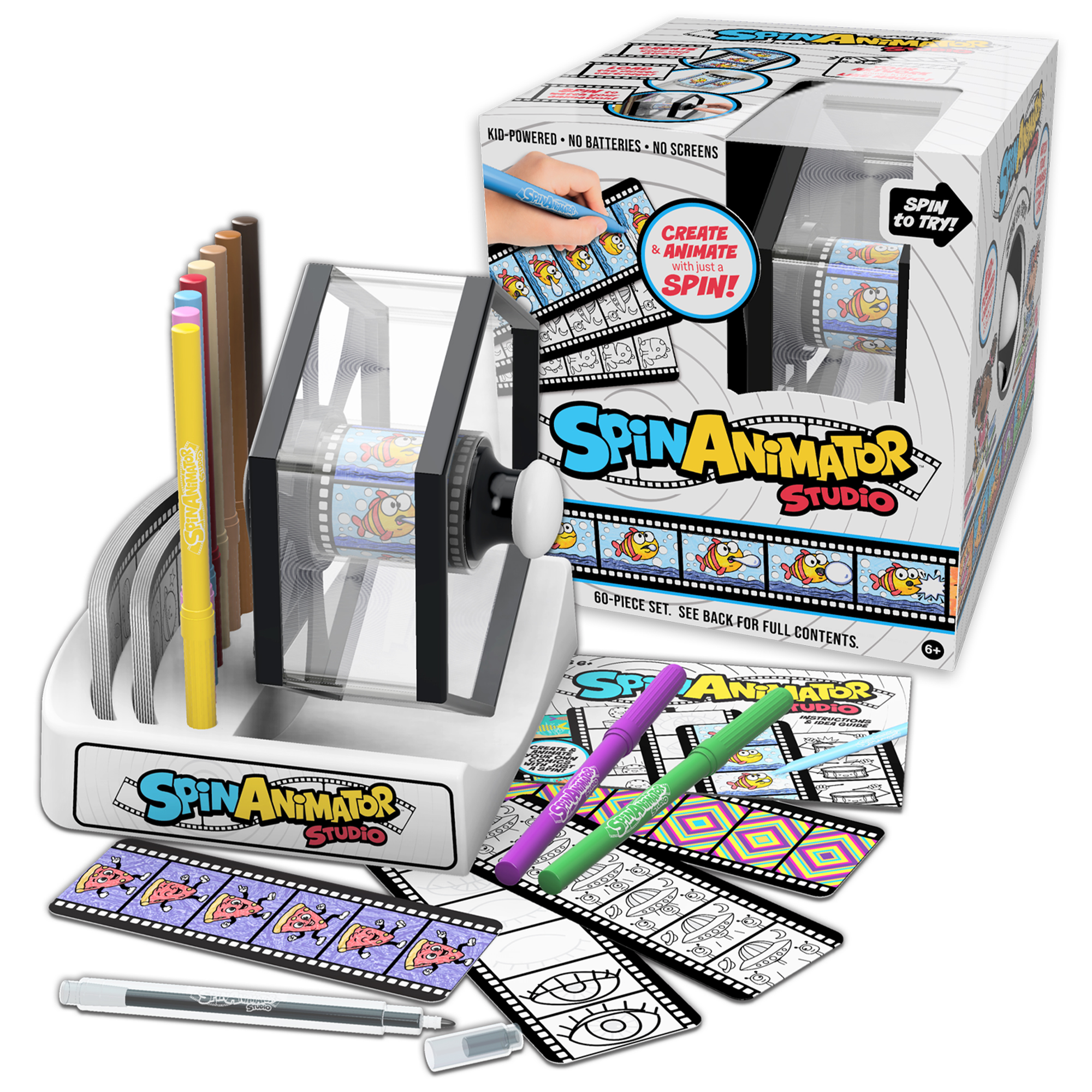 TREE TOWN TOYS BRINGS KIDS’ DRAWINGS TO LIFE WITH SPINANIMATOR™ STUDIO