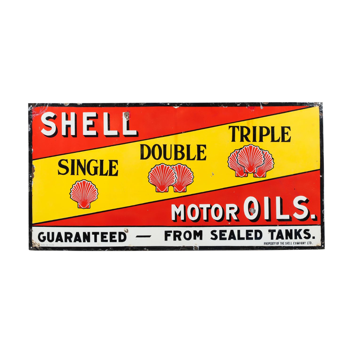 Rare 1927 Shell Motor Oils Sign Soars to CA$35,090, Leading Barry Yorgason Petroliana Auction