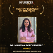 Dr. Martha Boeckenfeld Named 'Tech Influencer of the Year' at the Influencer Magazine Awards 2026