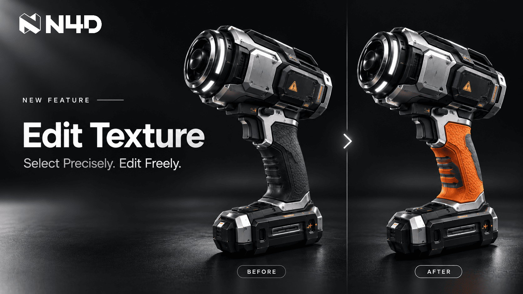 N4D Launches Edit Texture to Help Creators Precisely Customize 3D Model Textures