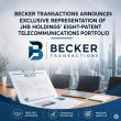 Becker Transactions Announces Exclusive Representation of JHB Holdings’ Eight-Patent Telecommunications Portfolio