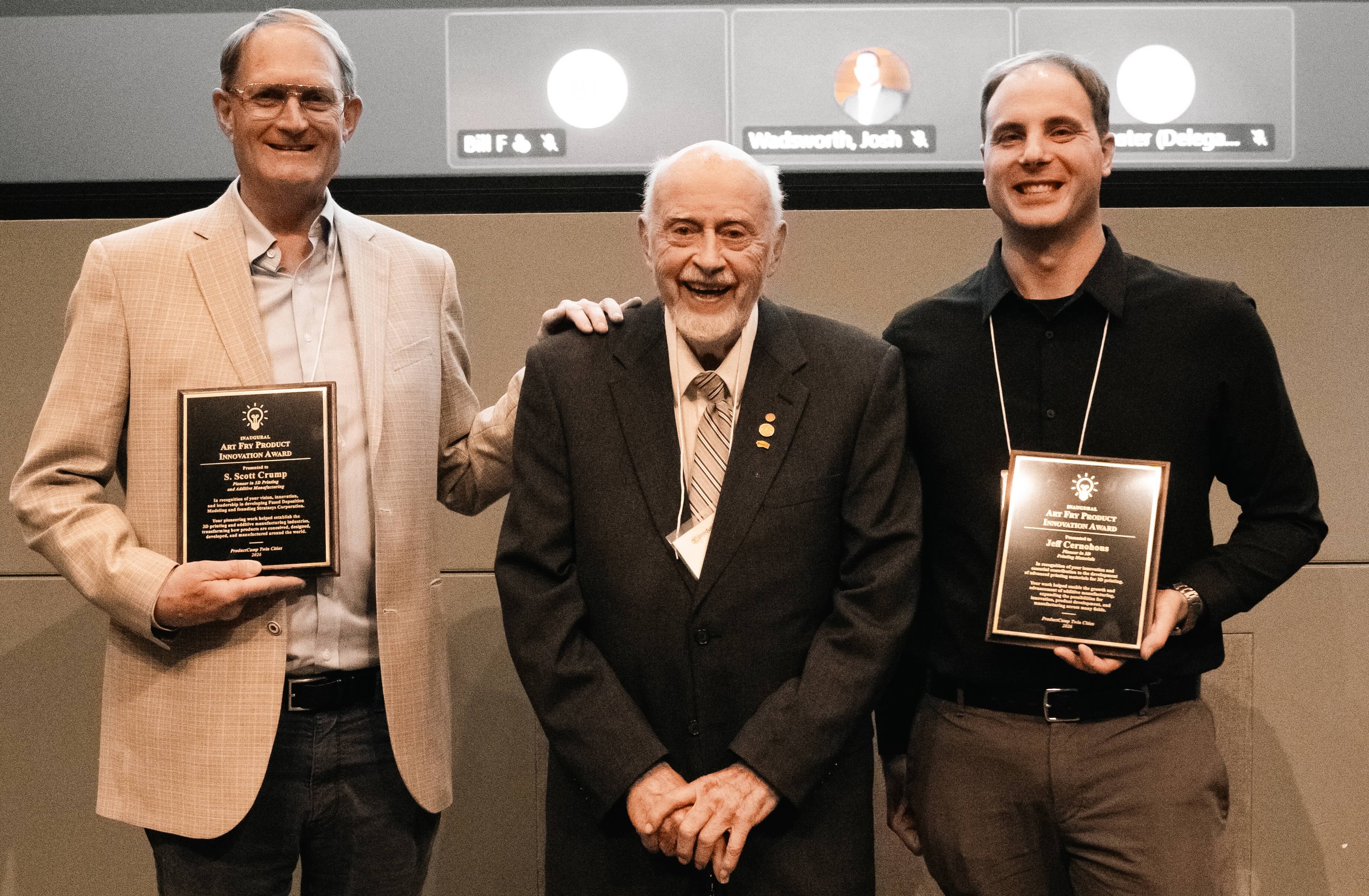 The Inaugural Art Fry Award Celebrates Pioneers Behind 3D Printing