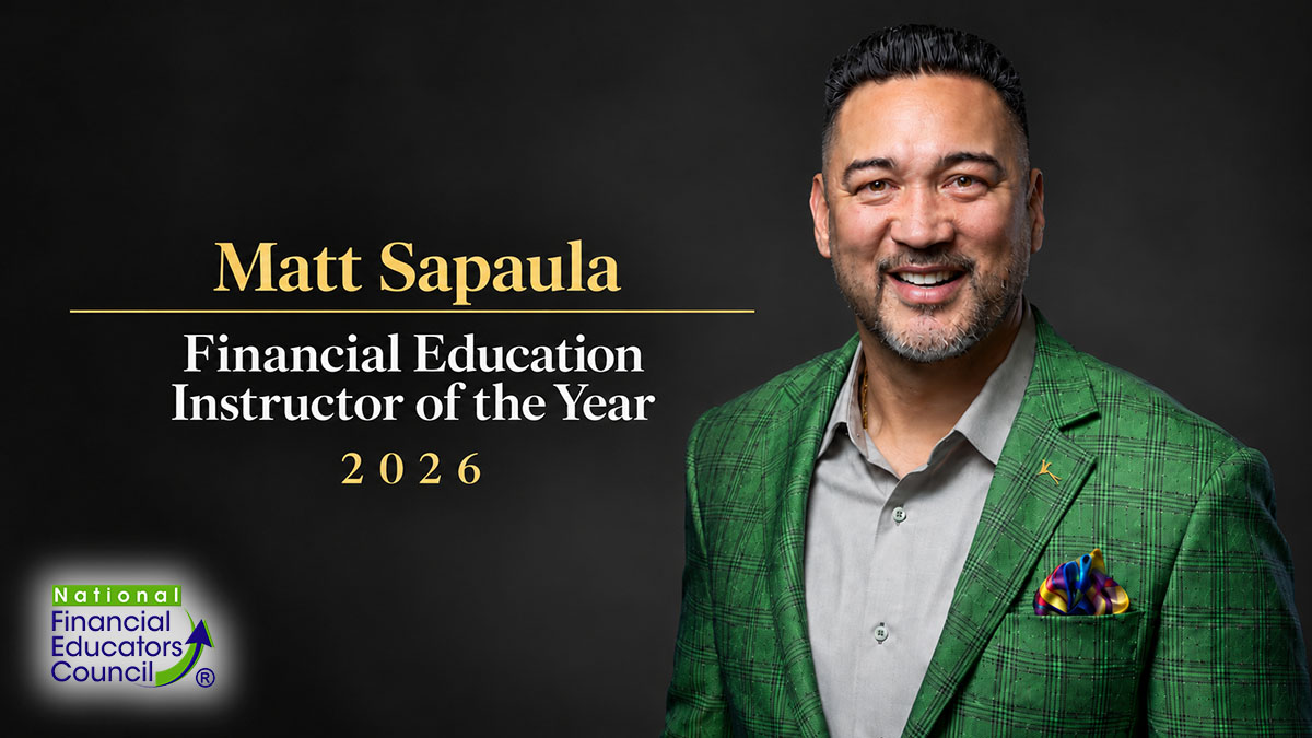 NFEC Names Matt Sapaula the 2026 Financial Education Instructor of the Year