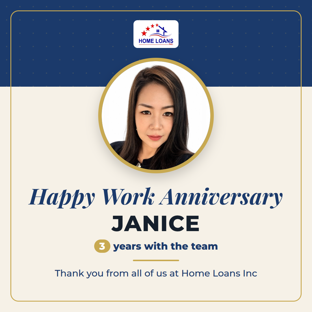 Home Loans Inc Marks 3-Year Work Anniversary of Agency Administrator Janice Manantan