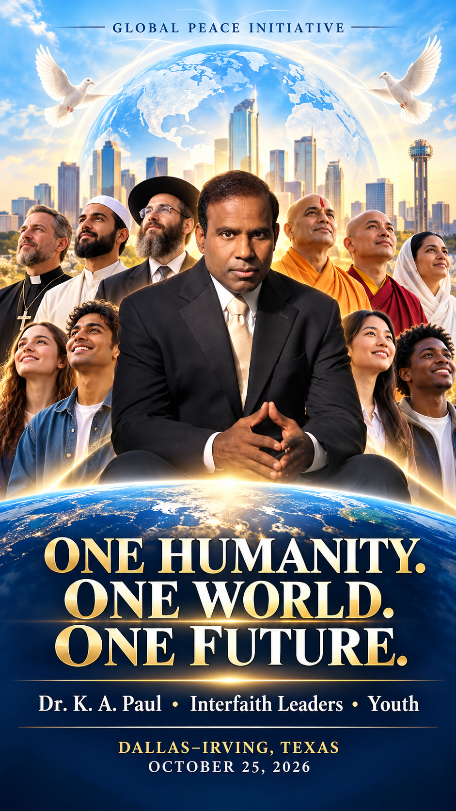 Dr. K. A. Paul and Interfaith Leaders Unite in Dallas for a Historic Global Peace Initiative