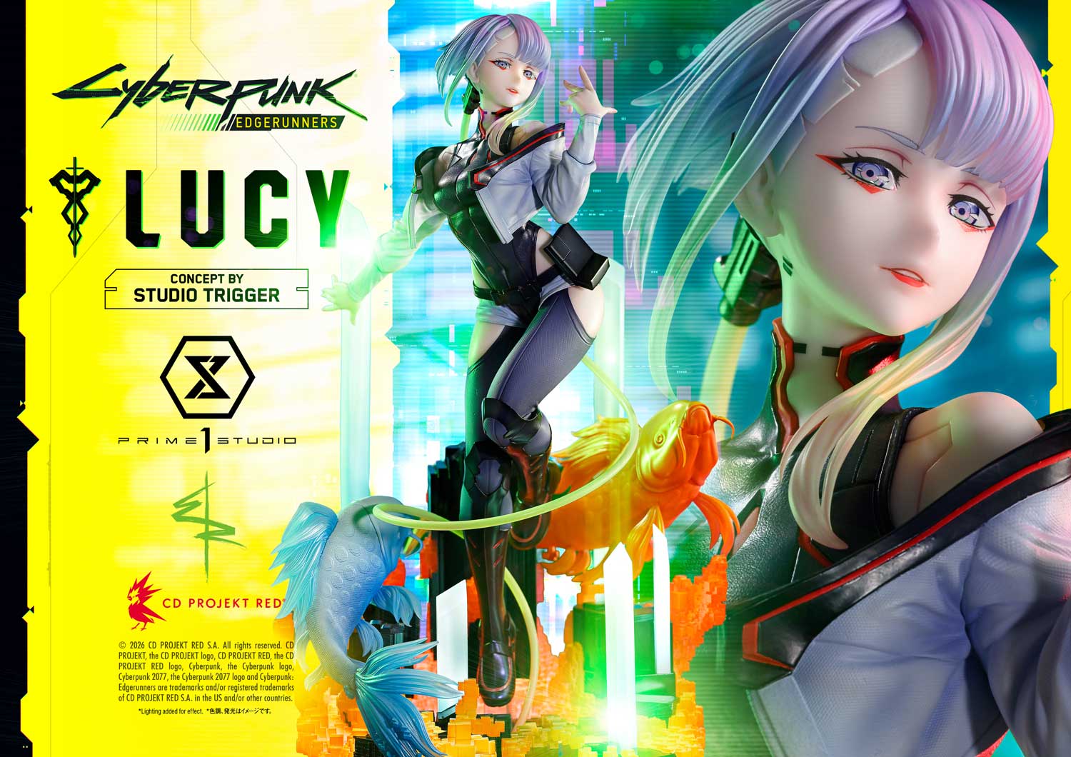Pre-Orders Open October 27: Cyberpunk: Edgerunners Lucy ‘Concept by Studio TRIGGER’ Statue