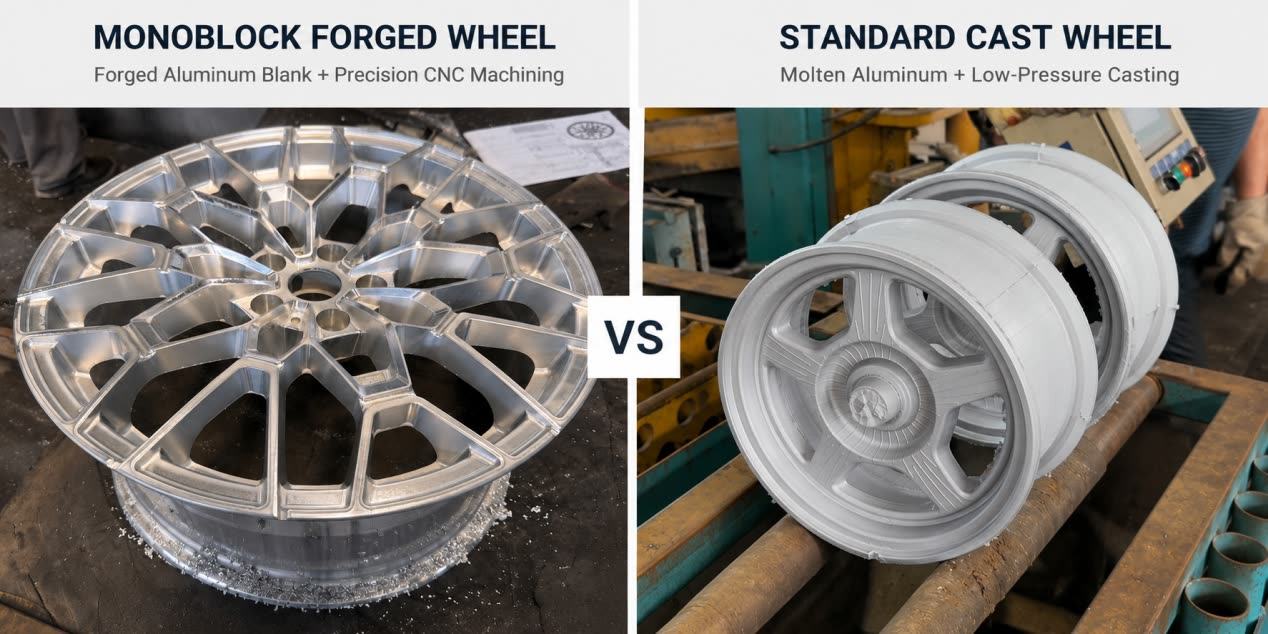 High Quality Monoblock Forged Wheels Factory from China vs. Standard Cast Wheel Factories: A Technical Evaluation