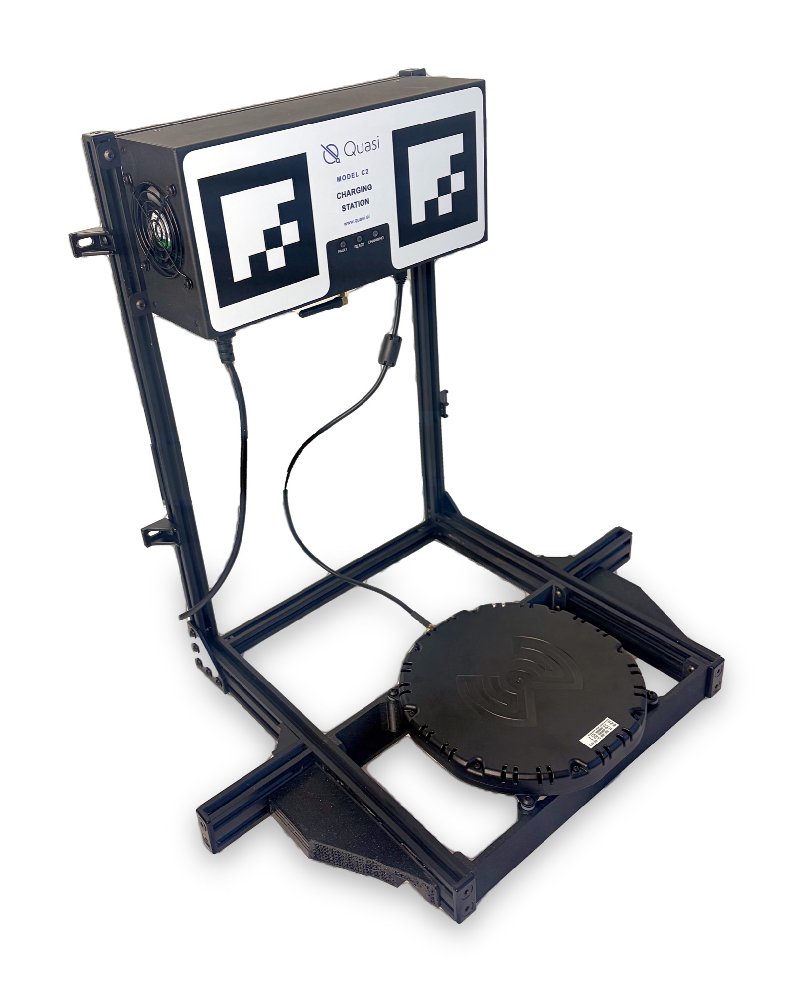 Quasi Robotics Introduces Wireless Docking and Charging for Model C2 Autonomous Mobile Robots
