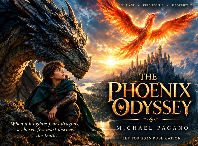Michael Pagano Announces 2026 Fantasy Novel The Phoenix Odyssey, Exploring Fear and Understanding