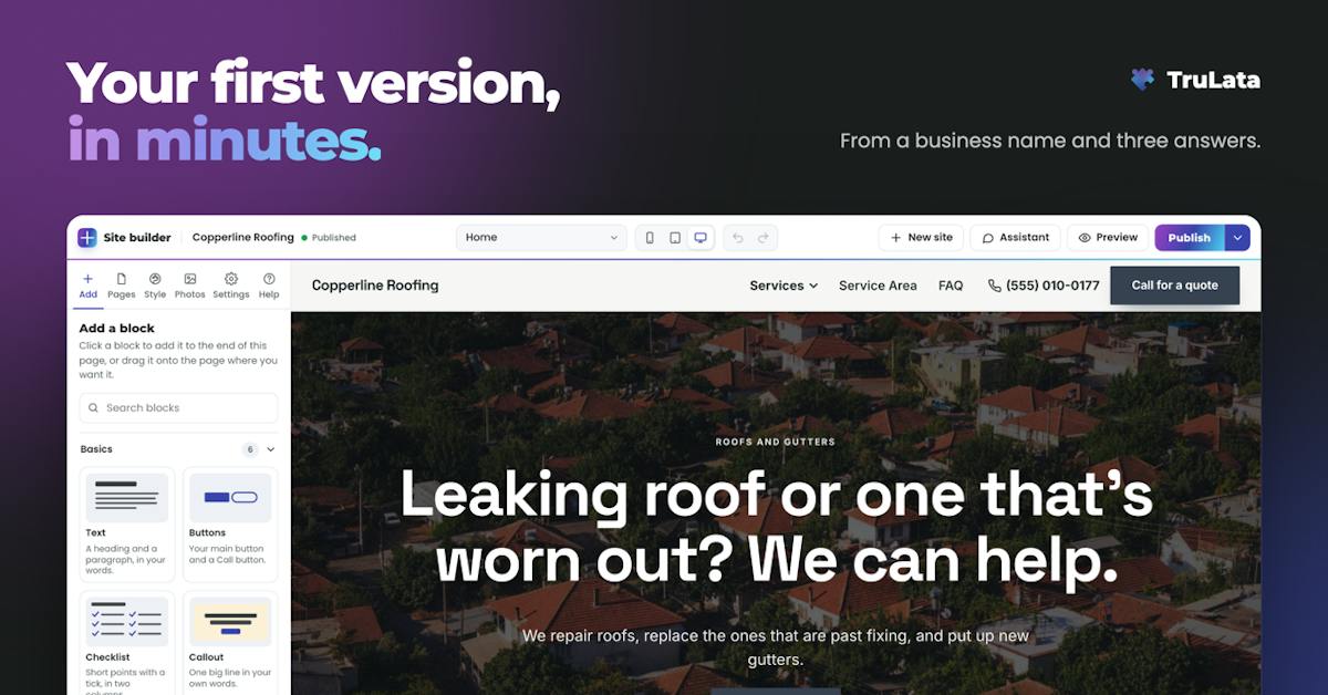TruLata Launches an AI Website Builder That Writes Only From a Business Owner’s Own Facts