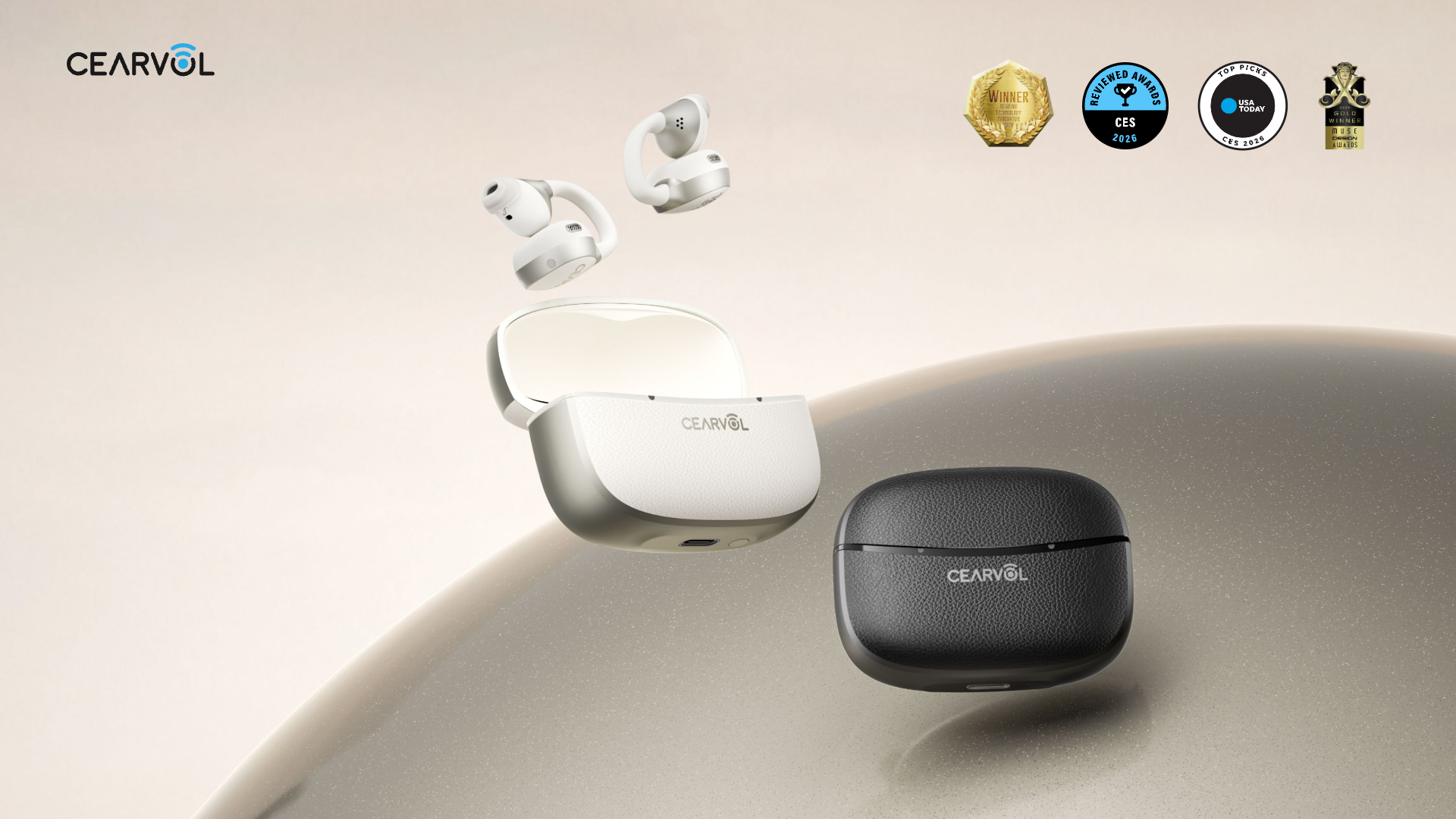 Cearvol launches Liberte: the award-winning, open-ear OTC hearing aid with real-time AI speech isolation.