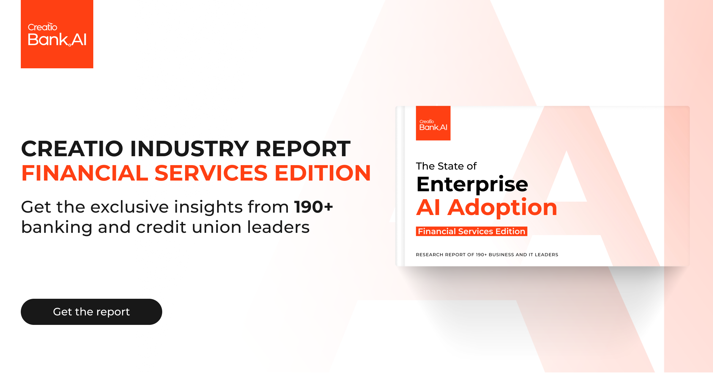 Creatio Releases Financial Services Edition of The State of Enterprise AI Adoption Report