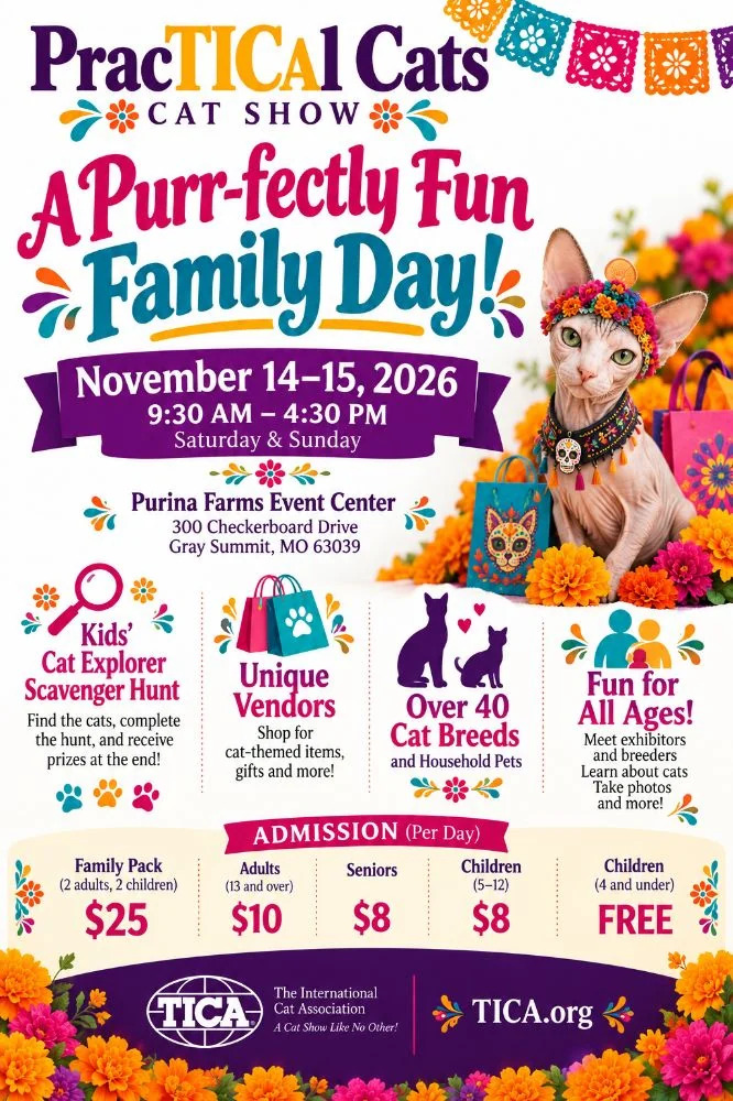 PracTICAl Cats Brings Two Days of Cat Shows and Family Activities to Purina Farms