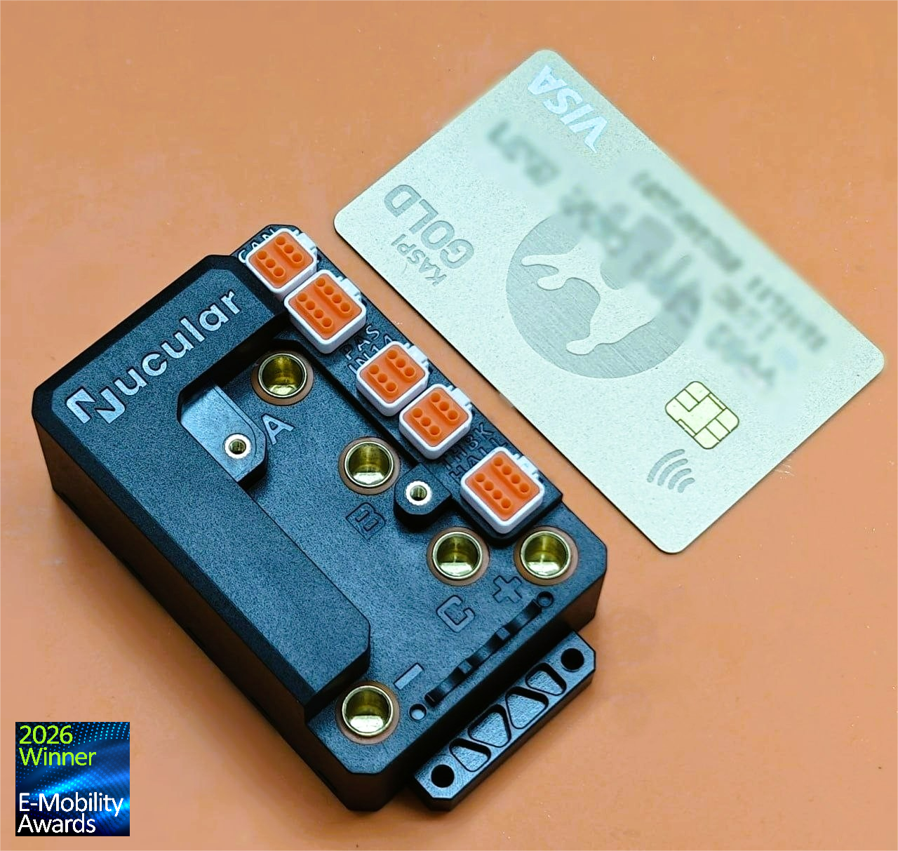 15 Kilowatts Next to a Credit Card: Nucular Electronics Wins the 2026 E-Mobility Award for Best New Technology
