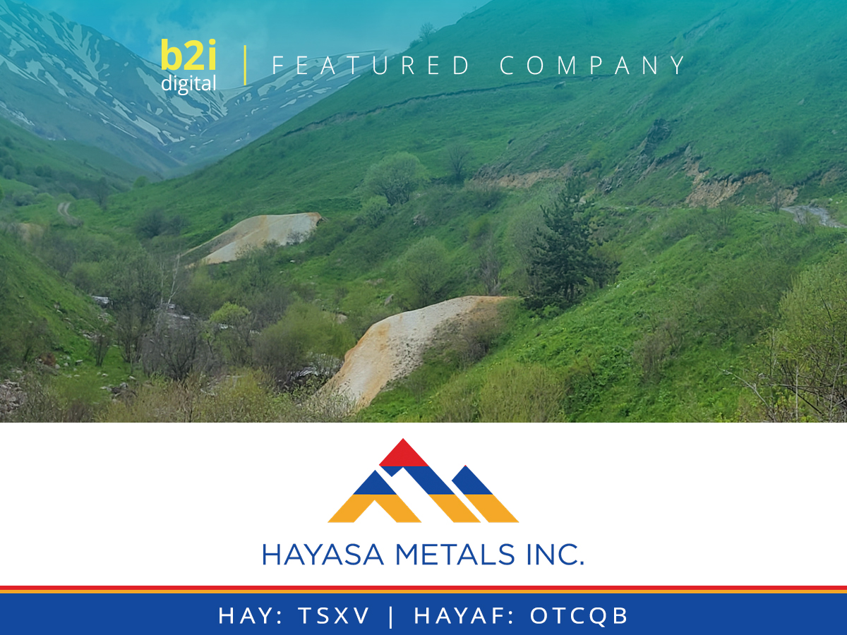 Hayasa Metals Becomes a B2i Digital Featured Company