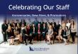 Dallas, TX Employment Law Firm Celebrates Staff Anniversary, New Hires, and Attorney Promotion for 2026
