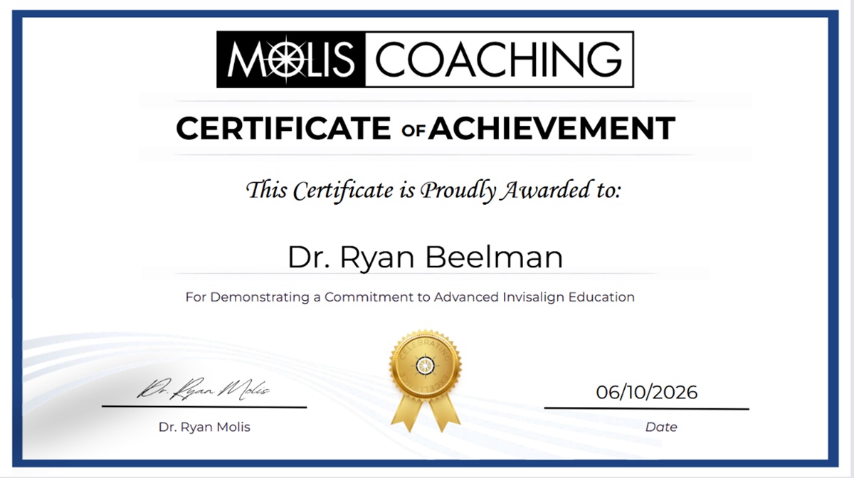 Bedford, TX Dentist Dr. Ryan Beelman Completes Advanced Invisalign Program
