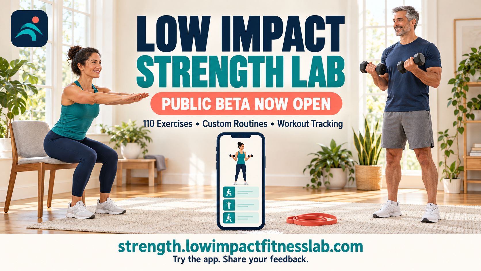 Low Impact Fitness Lab Opens Strength Lab App for Public Beta Testing