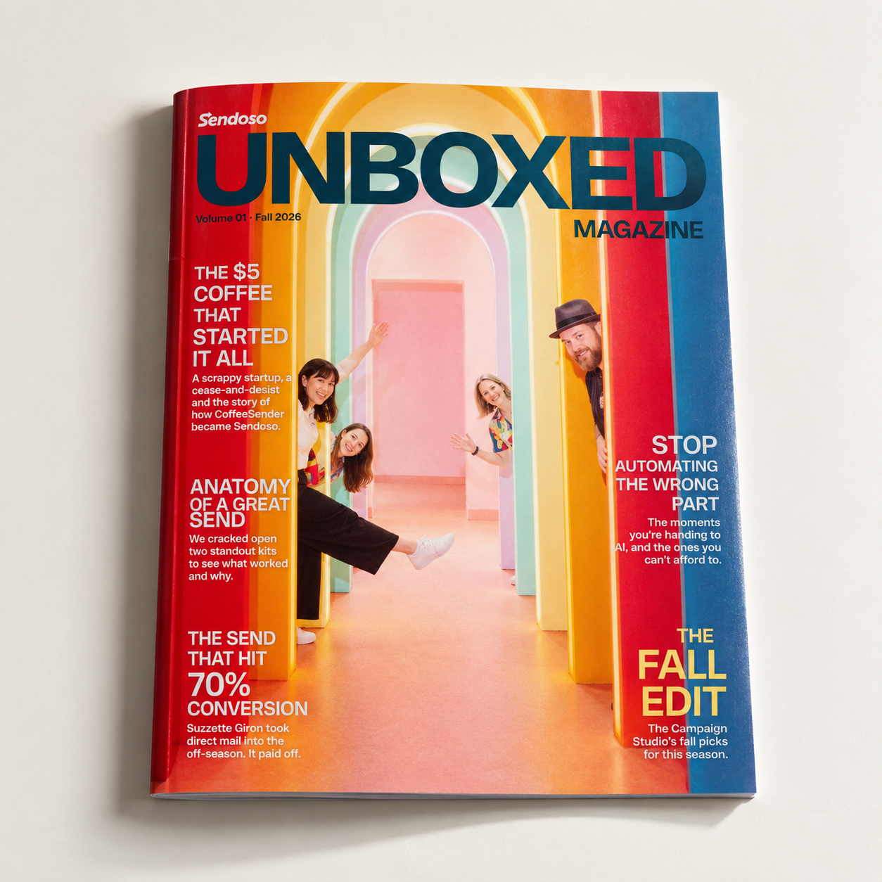 Everyone in B2B Is Automating Faster. Sendoso Just Printed a Magazine.