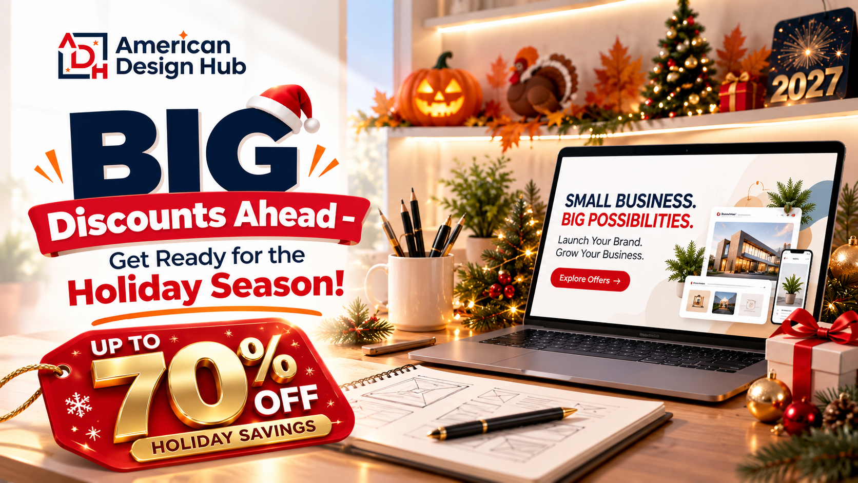 American Design Hub Launches Business Starter Pack for Small Business Owners Ahead of the Holiday Season