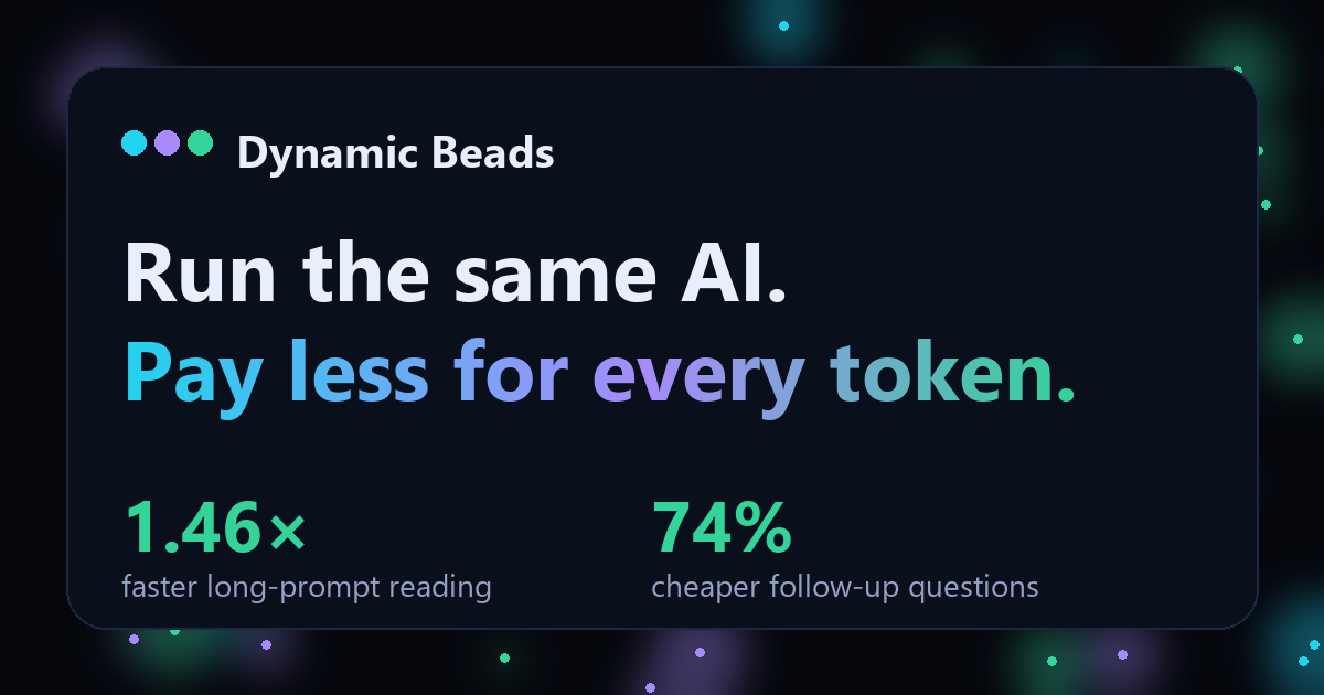 Dynamic Beads Introduces Nested Run, a Plug-and-Play Upgrade That Lowers the Cost of Running Large AI Models