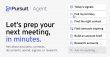 Pursuit Makes Pursuit Agent Its Home Screen, So Government Sales Teams Can Ask for Research Instead of Doing It