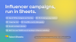TalentSheets Relaunches Influencer Campaign Management Inside Google Sheets