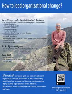 Michael Nir is the President, of Sapir Consulting US, a Boston based business agile consultancy. He is an agile Lean DevOps coach and consultant; known for his passion, creativity and innovation.