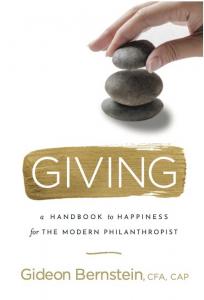 Book cover for 'Giving: A Handbook to Happiness for the Modern Philanthropist'