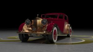 Digital art of 1937 Rolls-Royce Phantom III