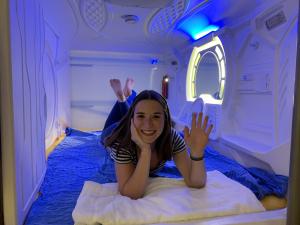 Those who wondered what a night in a spaceship might be like, can now experience sleeping in a stylish capsule at Berlin’s Space Night Hostel.