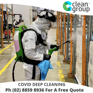 Covid cleaning in Warehouses in Sydney