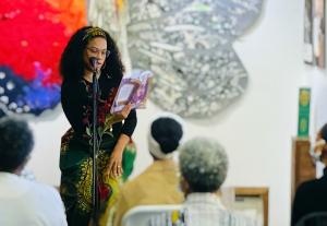 Author Jamilah Ewing reads from The Prototype: A Story of True Love