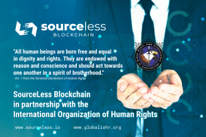 Sourceless Blockchain partnership with International Organization of Human Rights (IOHR)