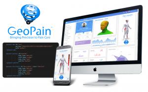 Example of GeoPain as a mobile app or plugin for EHR or digital health system.