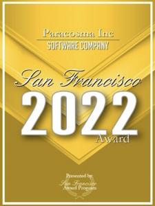 San Francisco Award | Paracosma Inc