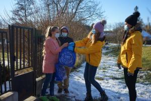 Scientology VMs giving food in Hungary