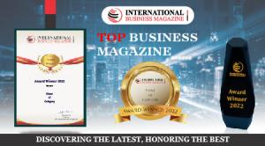 International Business Magazine Nomination 2022, Crystal Trophy and Certificate