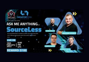 sourceless ama event with crypto wolf on telegram
