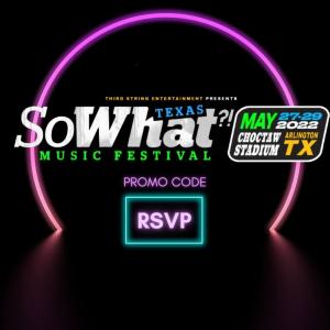 discount passes to the so what music festival use the promo code