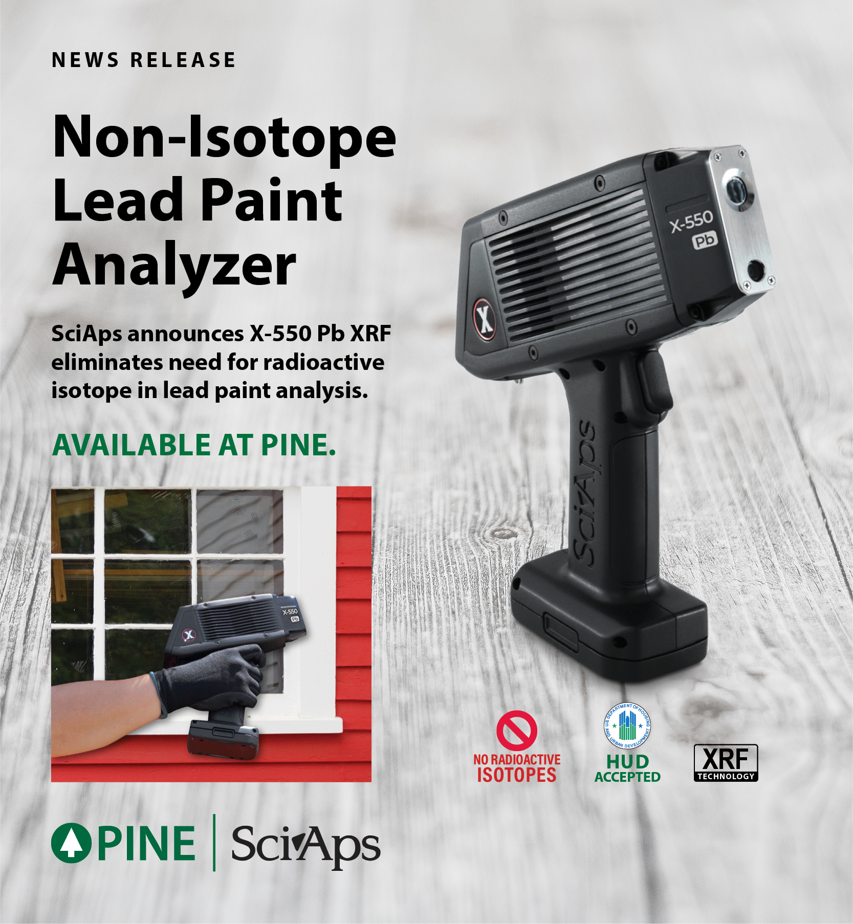 HUD Approves Lead-in-Paint Characteristic Sheet for SciAps’ X-550 XRF ...