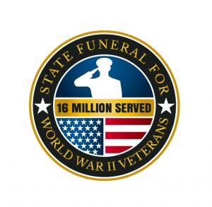 The Logo for State Funeral for World War II Veterans