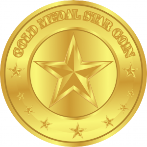 Gold Medal Star Blockchain Token