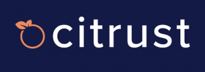 Citrust Logo Blue Background