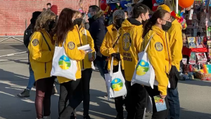 Italy Scientology Volunteers helping uplift moral and hope