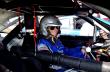 Conservative nurse image debunked with Nye's 137 miles-per-hour driving in Richard Petty's NASCAR at So. California's  Auto Club Speedway.