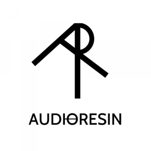 A rune-line symbol combining the letters A and R with the text "AUDIORESIN" beneath