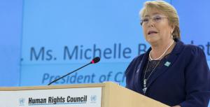 The people of the world are in a unique situation where their basic human rights are being violated on a seemingly temporary basis in order to try and maintain the health of as many people as possible UN High Commissioner for Human Rights Michelle Bachelet speaks on protecting human rights while implementing effective public health policies. (Photo Courtesy of UN NEWS)