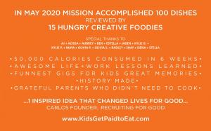 Our First Successful Kids Get Paid to Eat Gig in LA #kidsgetpaidtoeat #lasbestdining www.KidsGetPaidtoEat.com